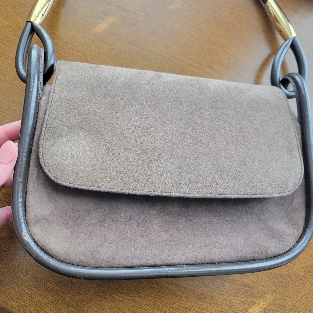 Gucci Suede Shoulder Bag - Picture 11 of 11